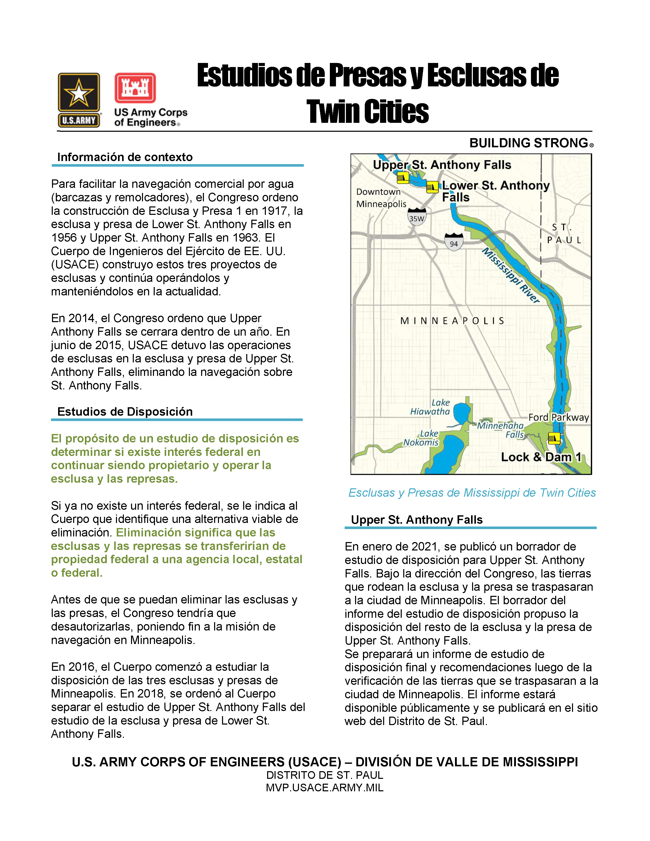 Twin Cities disposition study in Spanish